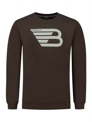 Ballin Amsterdam Ballin Amsterdam - Heren Slim Fit Original Sweater - Bruin