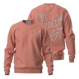 In Gold We Trust Sweater the houston coral haze