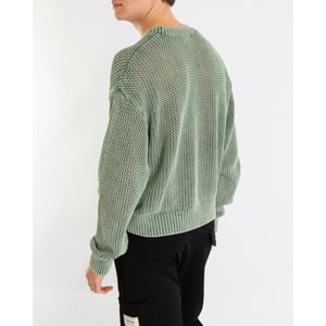 Represent Heren open gauge knit sweater