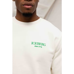 Iceberg Sweater small branding off green