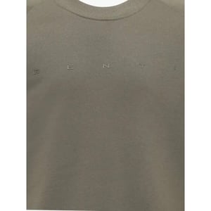 Genti Logo sweater brown