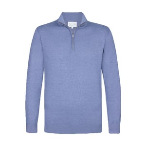 Michaelis Ijs trui met halflange rits