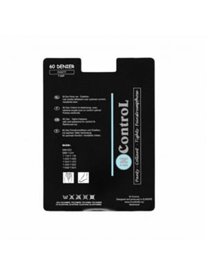 In Control 899 2pack 60 denier panty ECRU
