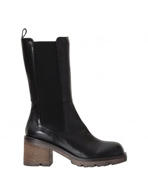 Walk in the Park WP1222-952/I21 Zwart kleurige leren laars (Macai Nero)