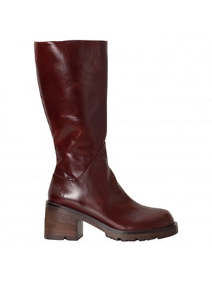 Walk in the Park WP1221-952/I21 Cognac kleurige leren laars (Macai Brandy)