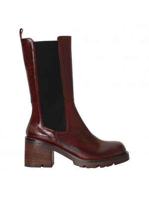 Walk in the Park WP1222-952/I21 Cognac kleurige leren laars (Macai Brandy)