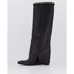 Gibaldi Dames studded leather wedge boot