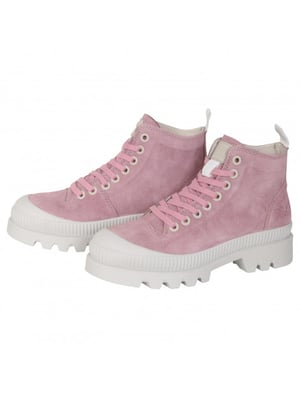 Walk in the Park 5252 suede sneaker roze