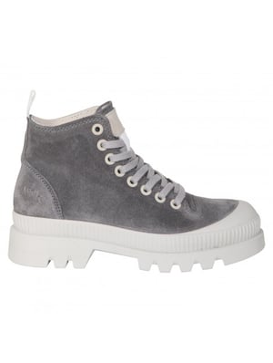 Walk in the Park 5252 suede sneaker grijs