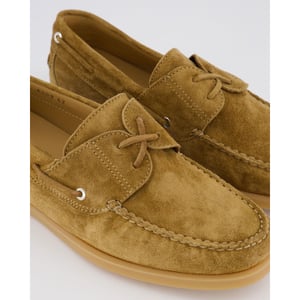Gibaldi Heren suede boatshoe