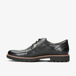 Batcombe Hall Black Leather Shoes