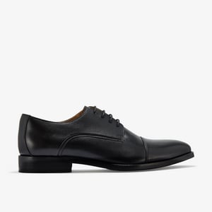 Banstead Cap Black Leather Shoes