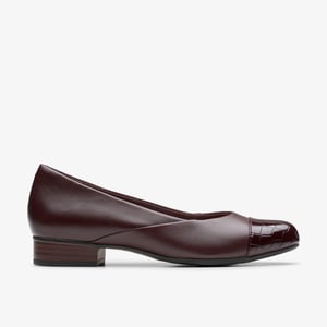 Juliet Rise Merlot Leather Shoes