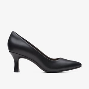 Kataleyna Gem Black Leather Shoes