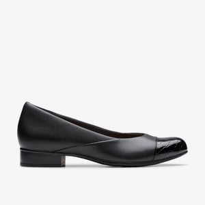 Juliet Rise Black Leather Shoes