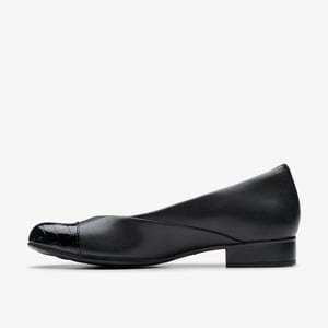 Juliet Rise Black Leather Shoes