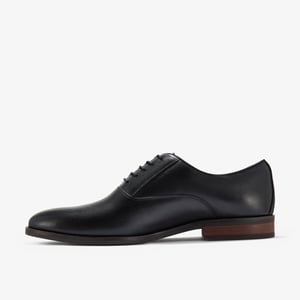 Banstead Lace Black Leather Shoes