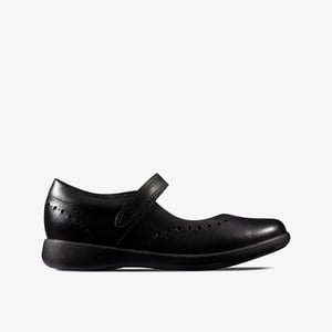 Etch Craft K Black Leather Shoes