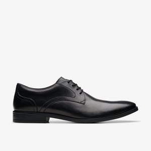 Brandon Lace Black Leather Shoes