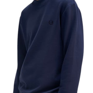 Fred Perry Crew Neck Sweatshirt Carbon Blue