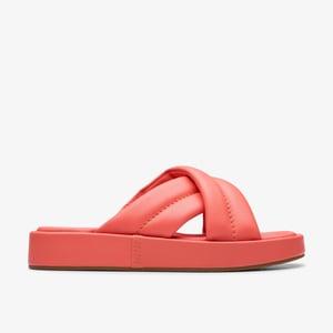 Alda Glide Koraal Leren Sandalen