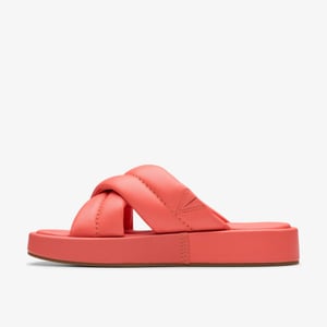 Alda Glide Koraal Leren Sandalen