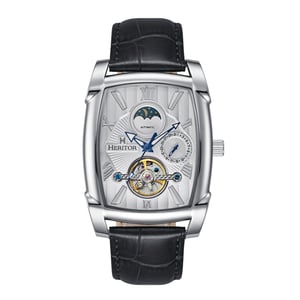 Heritor Automatic Valentin Leather-Band Watch w/Date