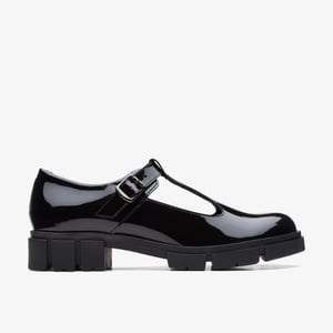 Teala Bar Black Patent Shoes