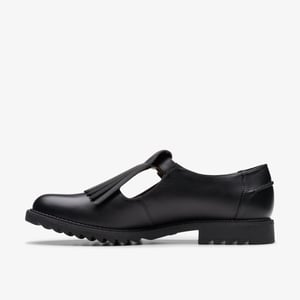 Griffin Mia2 Zwarte Leren Schoenen