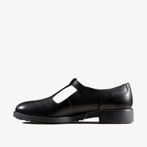 Griffin Stad Zwarte Leren Schoenen
