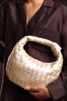 Wheres That From Womens 'Aura' Classic Woven Hobo Bag