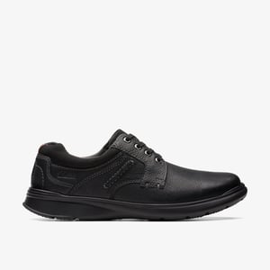 Cotrell Plain Black Oily Lea Shoes