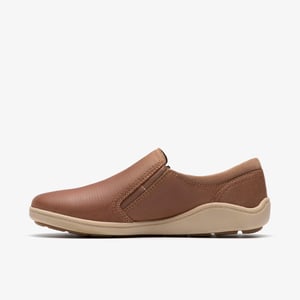 Bryianne Ashly Dark Sand Leather Shoes
