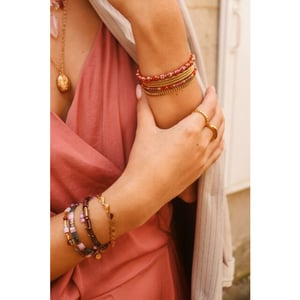 Label Kiki K.sa.275.1 half heart bracelet