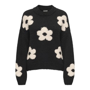 Jacqueline de Yong Jdykilian flower ls pullover knt dessin
