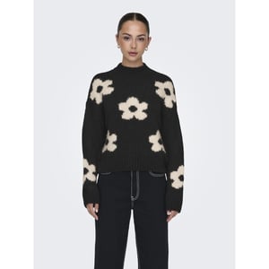 Jacqueline de Yong Jdykilian flower ls pullover knt dessin