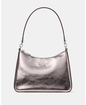 Margot Crinkle Metallic Convertible Shoulder Bag