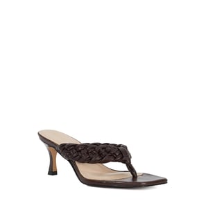 Dune Ladies More - Plaited Toe Post Kitten Heel Sandals