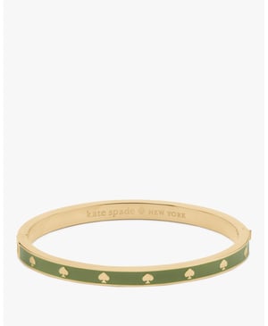 Enamel Hinged Bangle