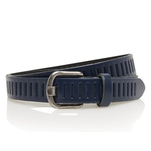 Timbelt 426 riem heren riem dames leder blauw