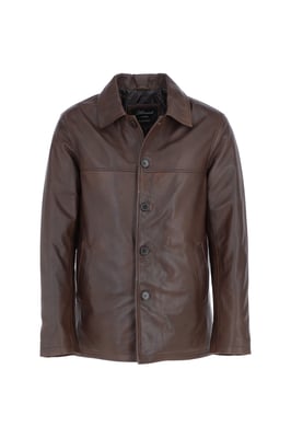 'Reefer' Classic Real Leather Jacket