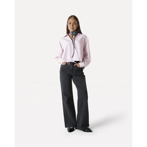 Another Label Moore denim pants black -