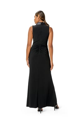 Jersey Tuxedo Gown