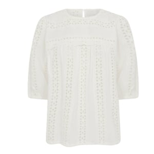 KAFFE Karandy top 10509727-white