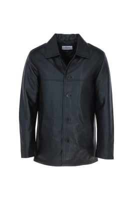 'Reefer' Classic Real Leather Jacket