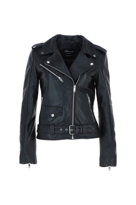 'Stella' Real Leather Fashion Biker Jacket