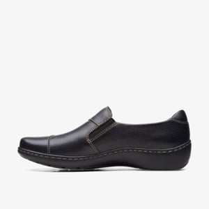 Cora Harbor Black Leather Shoes