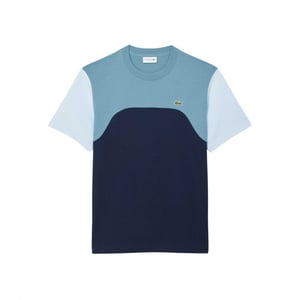 Lacoste T-shirt tee-shirt s25 navy lime blauw