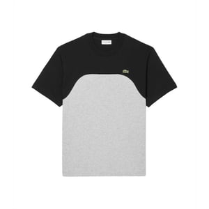 Lacoste T-shirt tee-shirt s25 silver zwart
