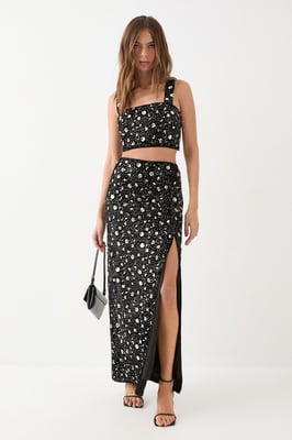 Premium Velvet Sequin Bralet